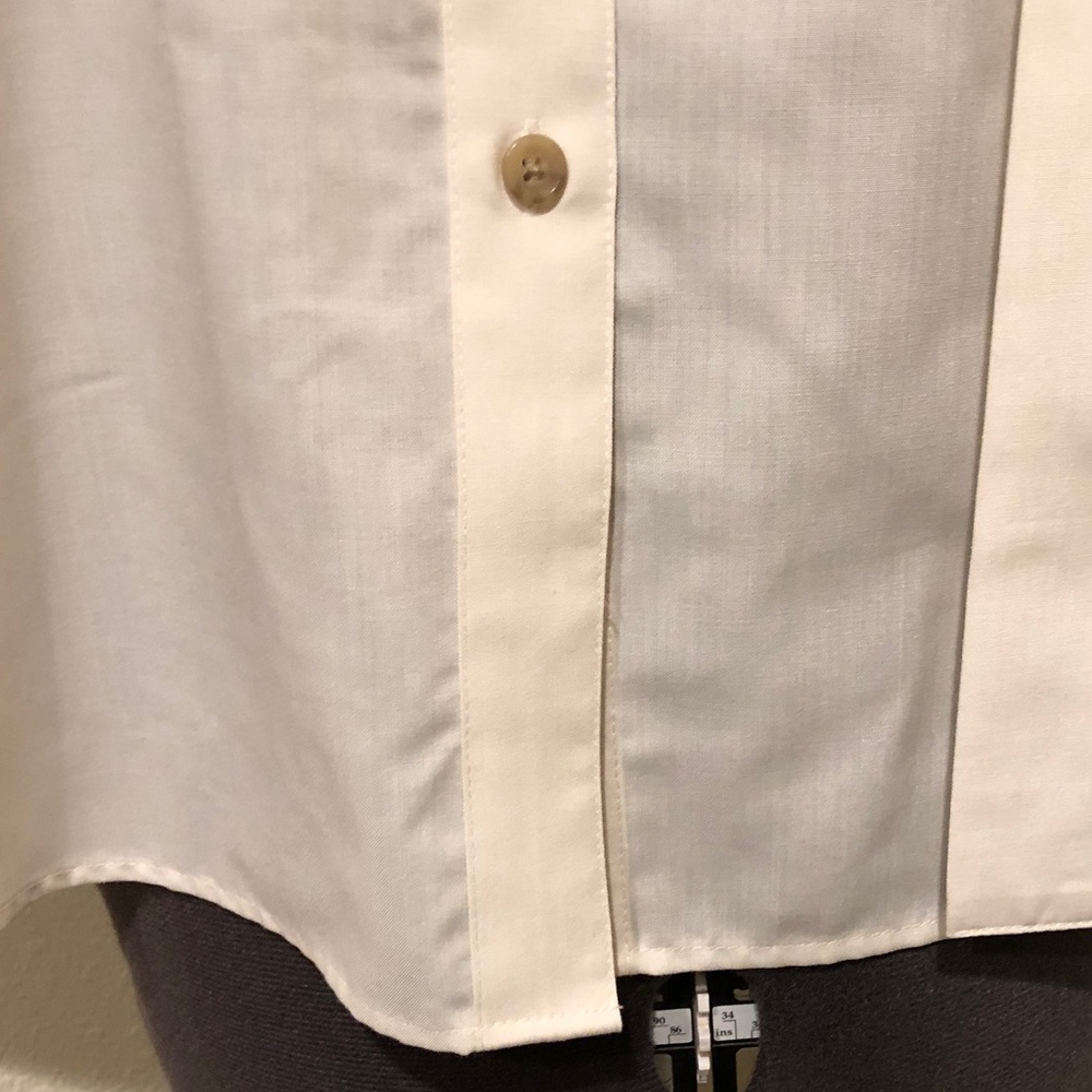 Elegant Cream Bow Tie Blouse - Picture 9 of 16